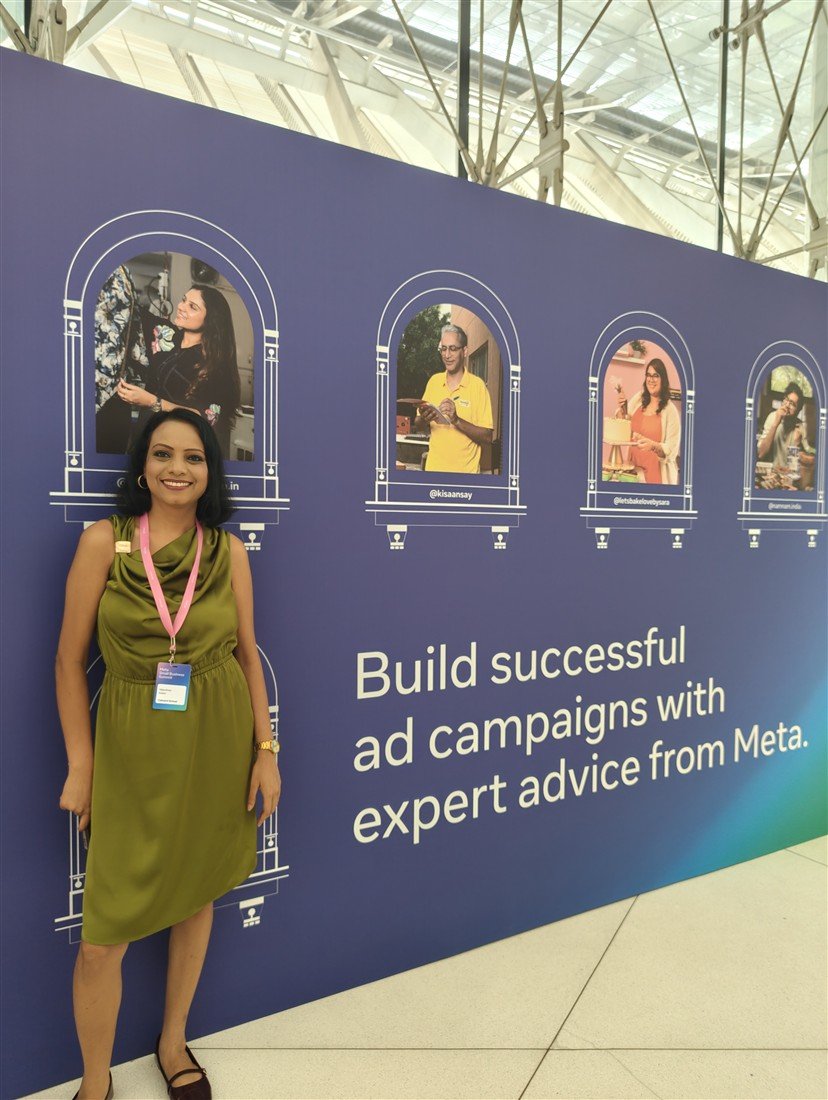 Vijayshree Kalani at the Build successful ad campaigns wall